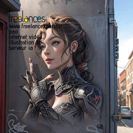 Pao mise en page internet vidéo illustration 3d serveur IA générative AI freelance paris studio de création magazines Y4PQ8PC0